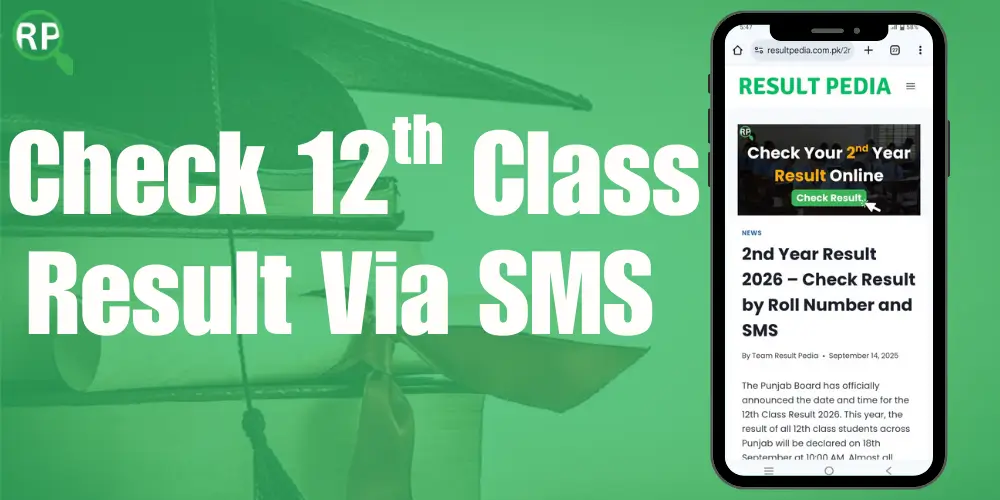 check 2nd year result via sms
